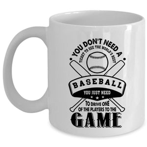 You Just Need To Drive One Of The Players To The Game Cup (Coffee Mug - White)