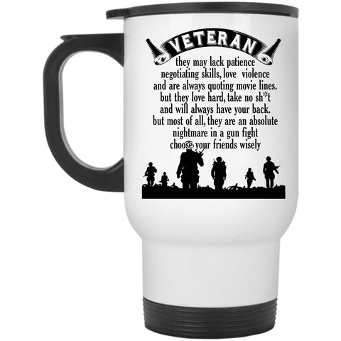 Awesome Gift For Veteran Travel Mug, Funny Veteran Mug