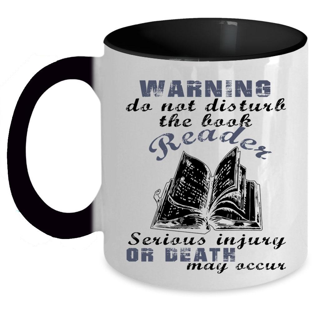 Awesome Book Reader Coffee Mug, The Book Reader Accent Mug