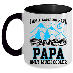 Awesome Camping Papa Coffee Mug, I Am A Camping Papa Accent Mug