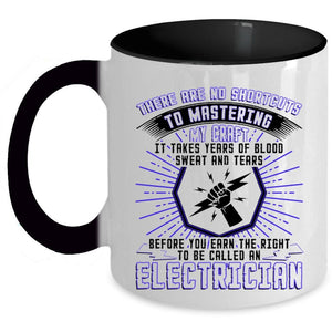 Awesome Electrician Coffee Mug, To Be Called An Electrician Accent Mug