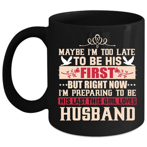 This Girl Loves Husband Coffee Mug, Cute Wedding Coffee Cup