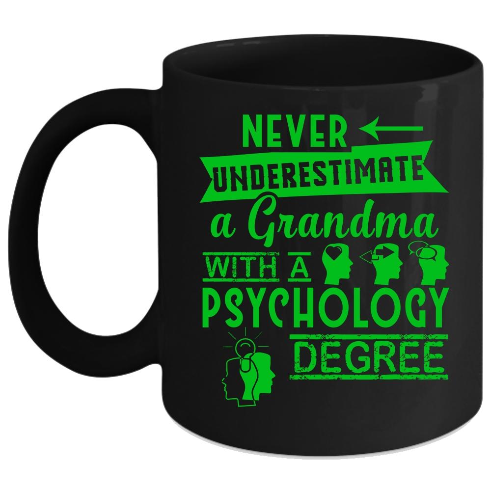 A Grandma With A Psychology Degree Coffee Mug, Cool Mom Coffee Cup