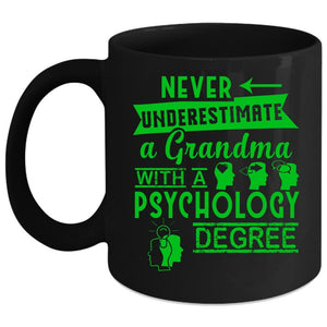 A Grandma With A Psychology Degree Coffee Mug, Cool Mom Coffee Cup