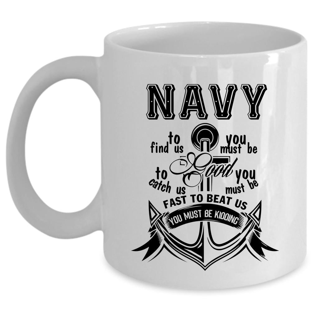 Awesome Gift For Sailor Coffee Mug, Navy Cup