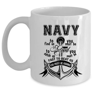 Awesome Gift For Sailor Coffee Mug, Navy Cup