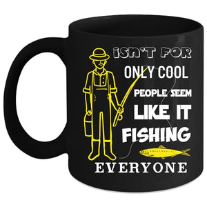 Awesome Fishing Coffee Mug, Funny Gift For Fisher Coffee Cup