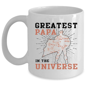 Awesome Daddy Coffee Mug, Greatest Papa In The Universe Cup