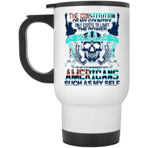 Awesome American Travel Mug, The Constitution Of My Country Mug